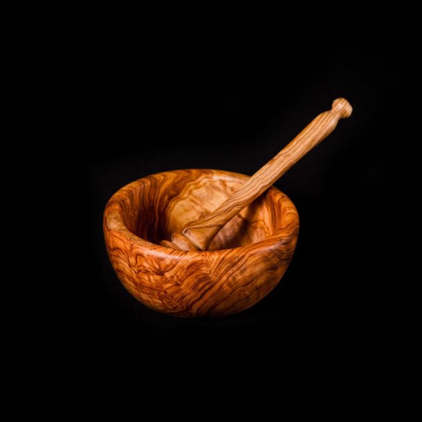 Dessous de plat à lattes - Le travail Artisanal du Bois d'Olivier 