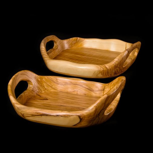 Plateaux  - Le travail Artisanal du Bois d'Olivier 